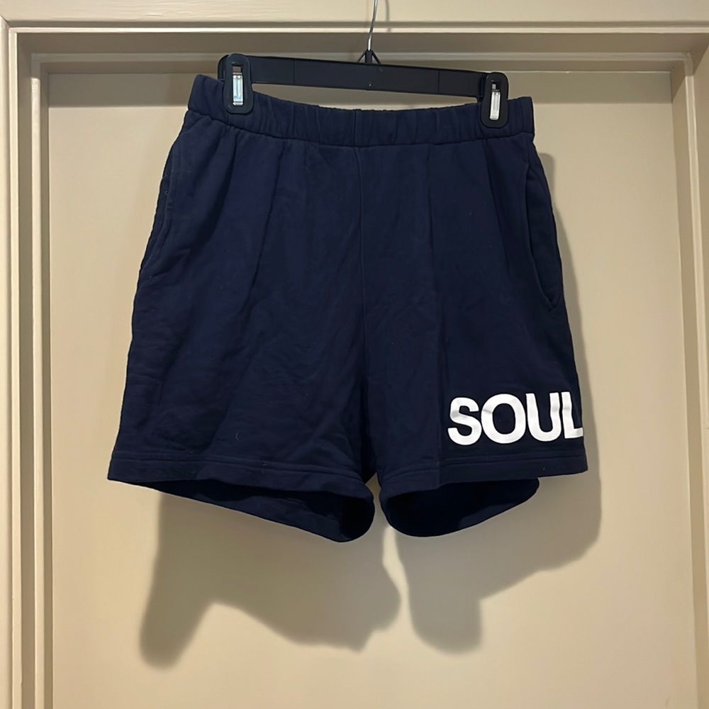 SoulCycle Navy Sweatshorts